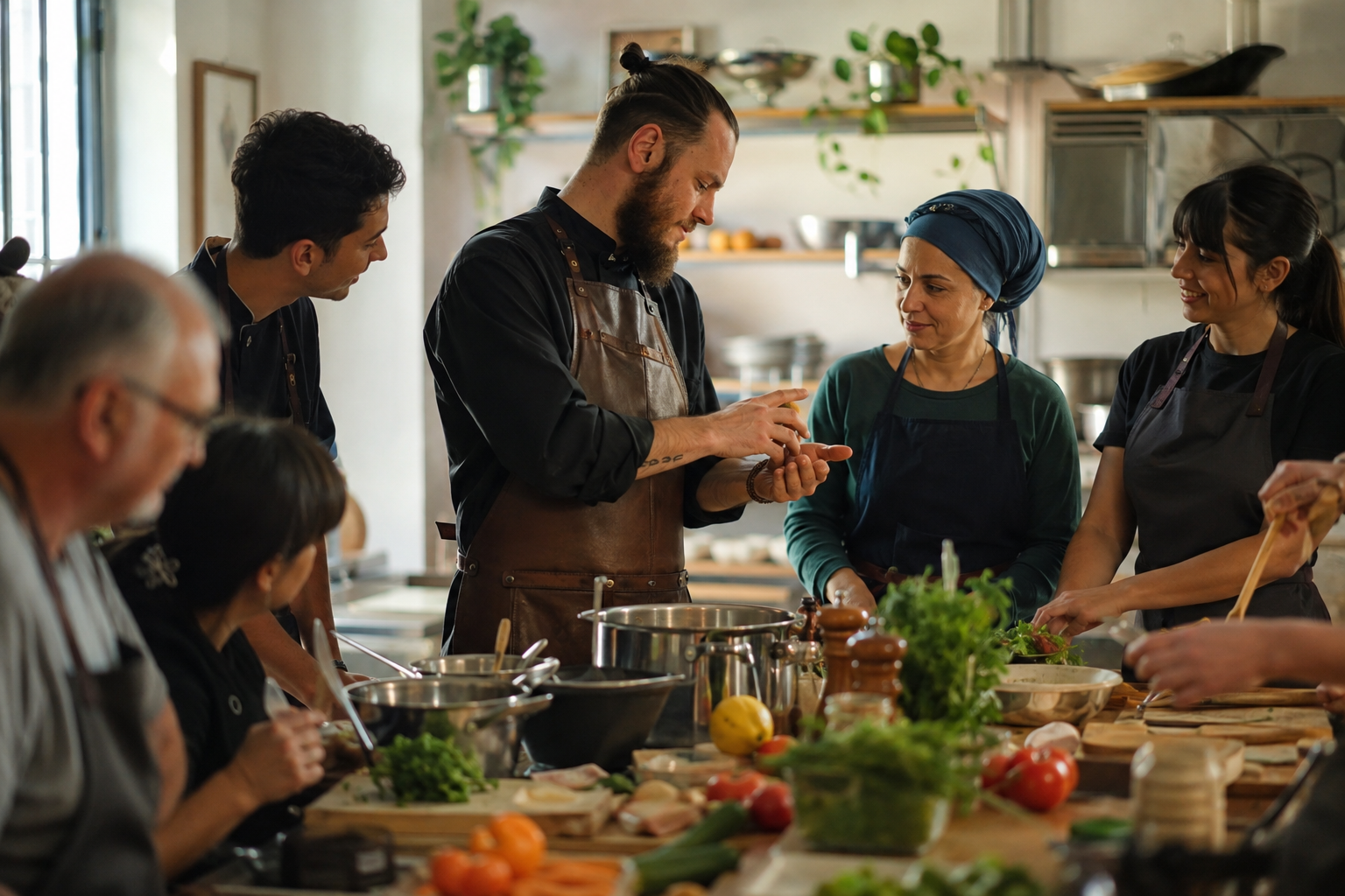 Atelier cuisine solidaire avec Toqué comme un chef