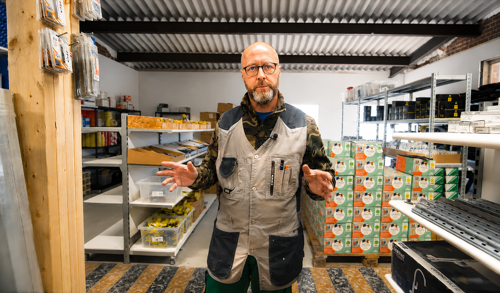 Damien Bacro, président d'Habitat Solidaire